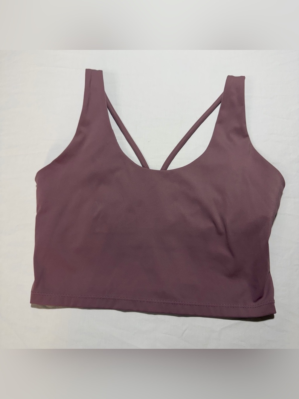 UE Double-Strap crop tank in Mauve